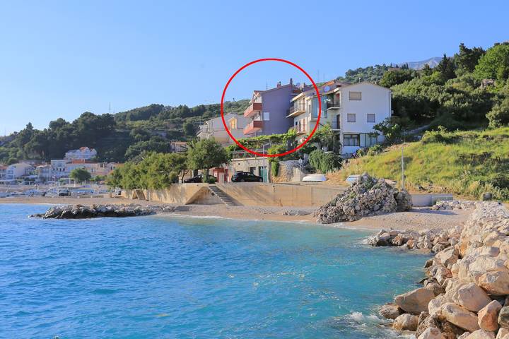 Ganze Wohnung, 2-Zimmer-Ferienwohnung am Strand Podgora, Makarska A-2616-a in Podgora, Makarska Riviera