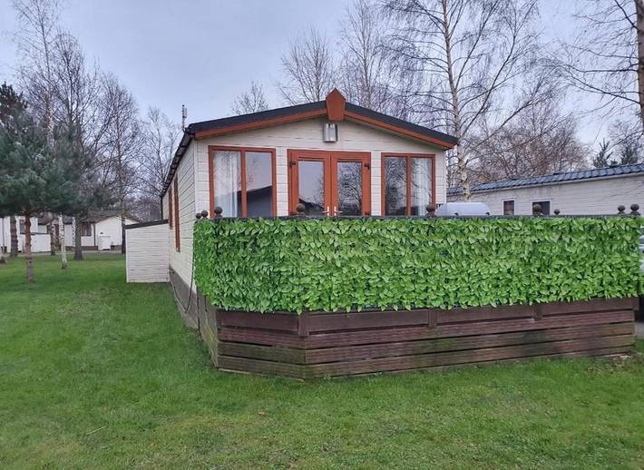 Glamping for 6 people, with Terrace and Pool as well as View in Cambridgeshire