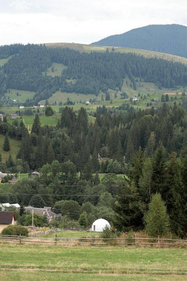 Tent in Carpathians (Ukraine)