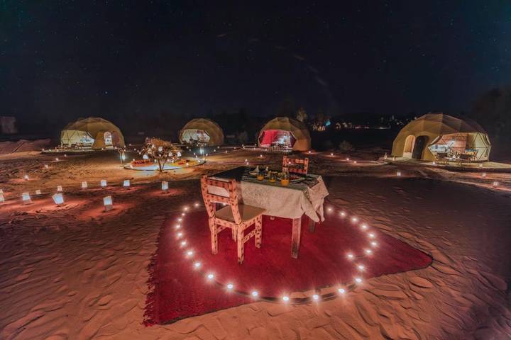 Tente pour 2 personnes, avec vue et jardin au Maroc