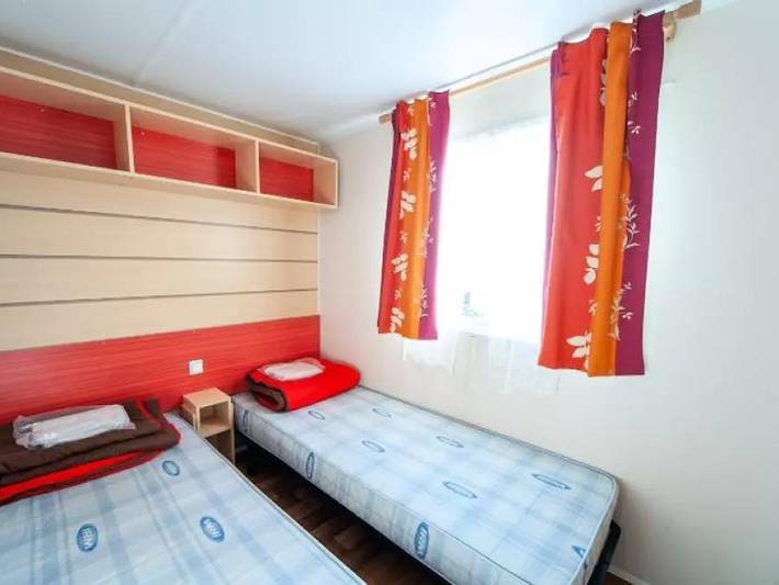 Camping La Maïre - Mobilhome 4 personas - 3 Habitaciones 4 Personas Aire Acondicionado + TV in Sérignan, Costa mediterránea (Francia)