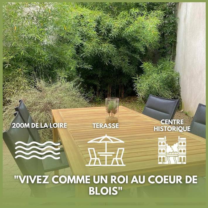Apartamento para 4 personas, con jardín, Se admiten mascotas en Blois