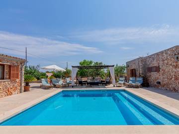 44505  Casa Hortet in Campos, Mallorca Süden für 9 