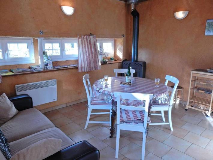 Maison de vacances pour 3 personnes, avec jardin