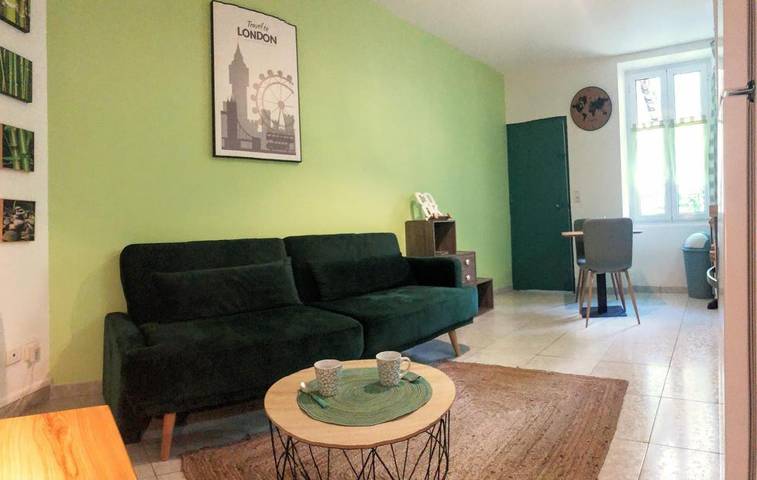 Appartement de vacances pour 2 personnes, avec Jardin et Vue