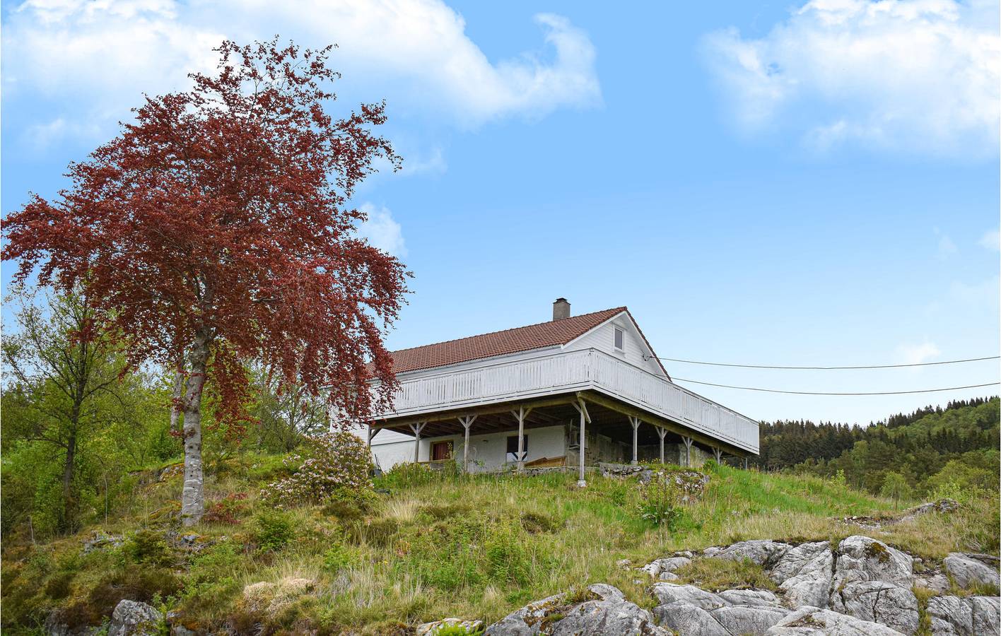 Ferienhaus für 9 Personen mit Terrasse in Lindås