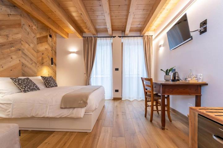 B&b per 2 persone, con Balcone e Terrazza nonché Sauna in Passo San Pellegrino