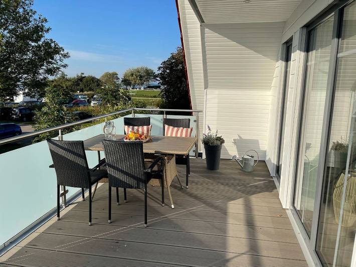 Ferienwohnung für 6 Personen, mit Balkon und Sauna in Wackerballig
