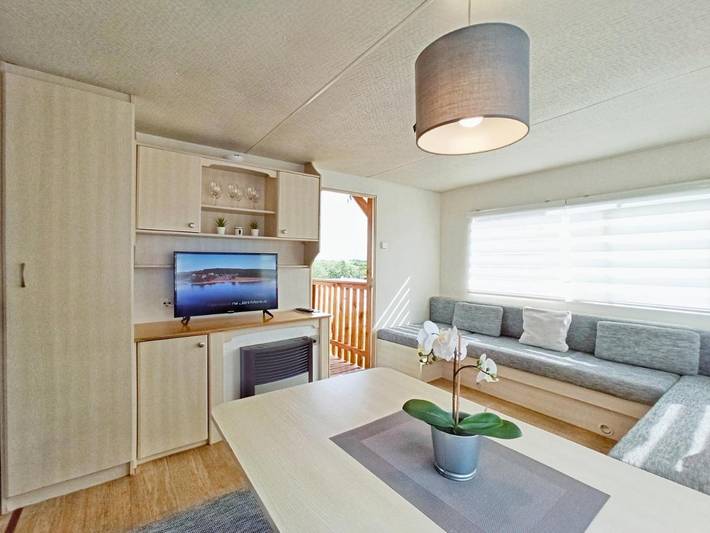 Kemping dla 4 osób, z widok na jezioro i widok oraz taras, zwierzęta dozwolone w Czechy