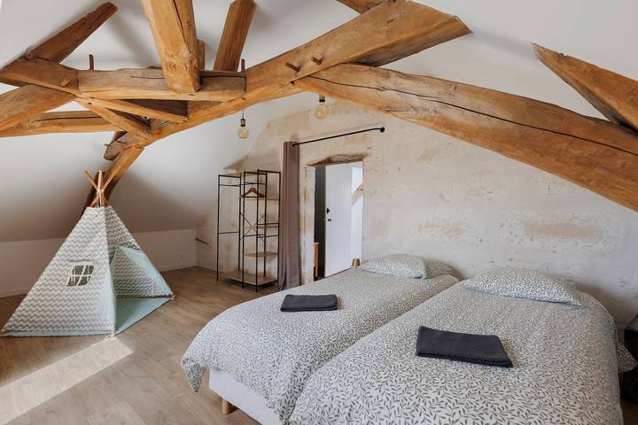 Gîte pour 8 personnes, avec Jardin