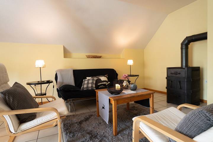 Ganze Wohnung, Apartment 'Ferienhof Homann Sauerland – Bh 4' mit Gemeinschaftsterrasse und Wlan in Nehden, Brilon