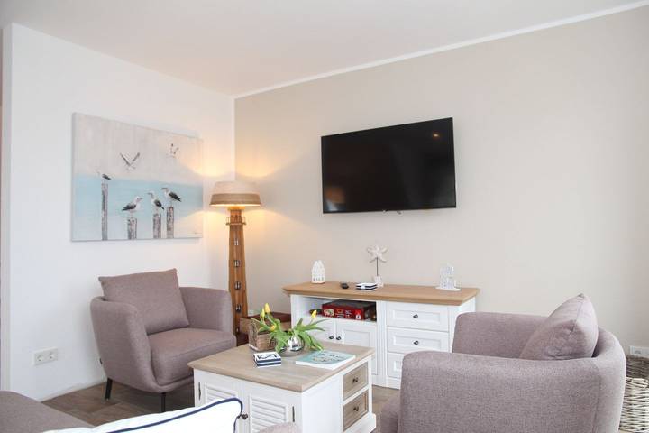 Ferienwohnung für 5 Personen, mit Balkon und Ausblick in Eilsum - 3