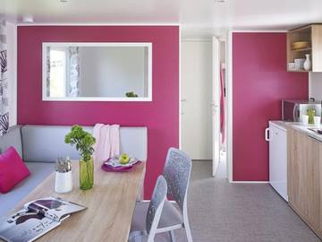 Camping pour 4 personnes, avec piscine et terrasse dans le Golfe du Morbihan