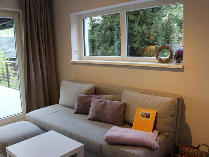 Ferienhaus für 3 Personen, mit Pool und Sauna sowie Terrasse und Whirlpool, mit Haustier in Thüringen - 4