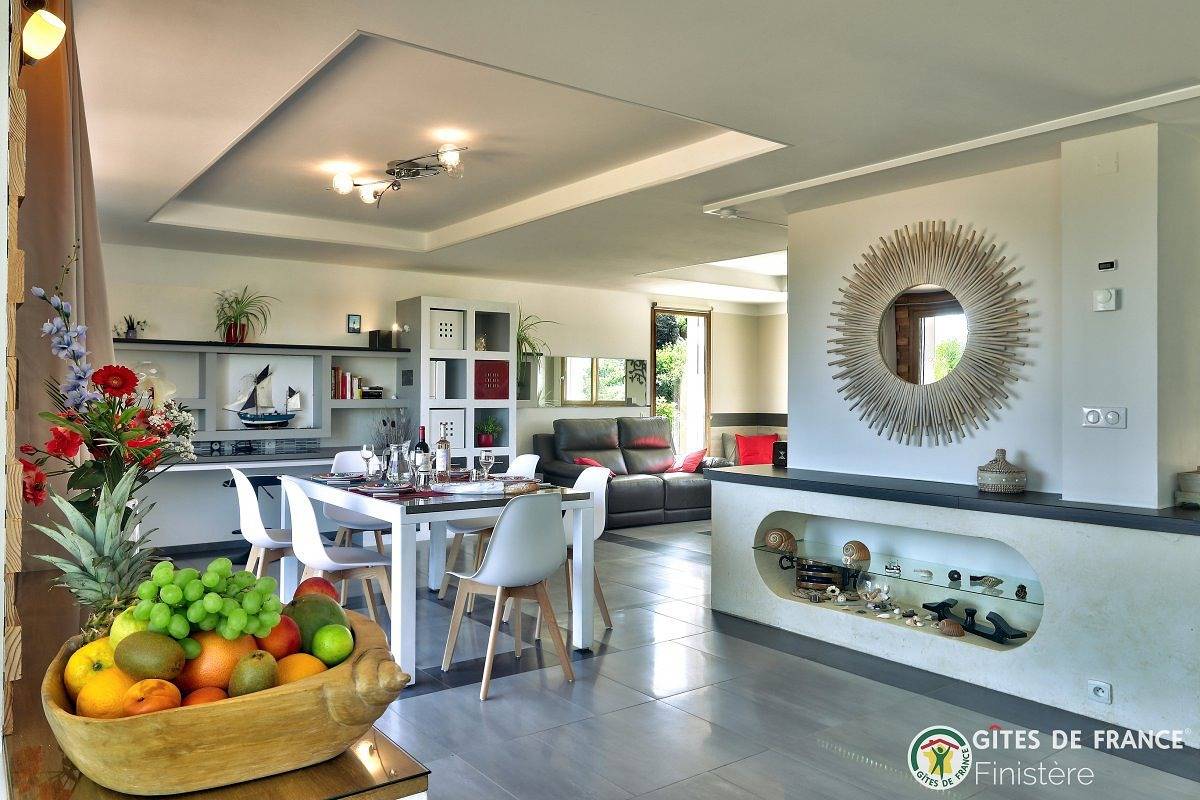 Ar mean vue sur mer in Landéda, Región de Brest