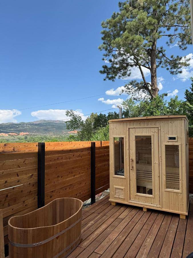 Appartement de vacances pour 4 personnes, avec sauna ainsi que vue et balcon