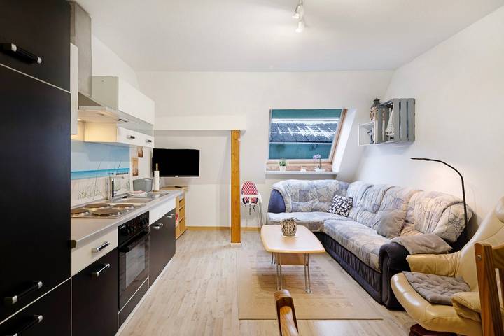 Appartement entier, Appartement 'Wuddisferienwohnug' avec terrasse partagée, jardin privé et Wi-Fi in Nordleda, Cuxland