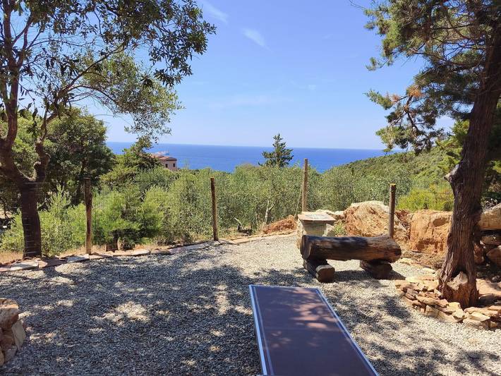 Glamping 'Tenda - Provvisorio' with Air Conditioning in Cavo, Rio