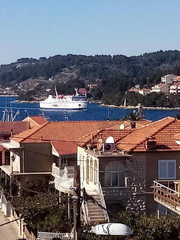 Maison d’hôte pour 2 personnes, avec terrasse et vue en Korcula