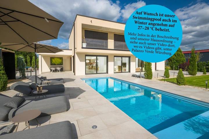 Appartamento per 4 persone, con Idromassaggio e Terrazza nonché Giardino e Piscina a Wurzburg