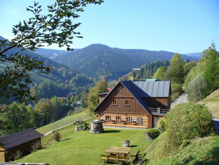 Ferienhaus für 2 Personen, mit Ausblick und Terrasse sowie Garten in Tschechien - 3