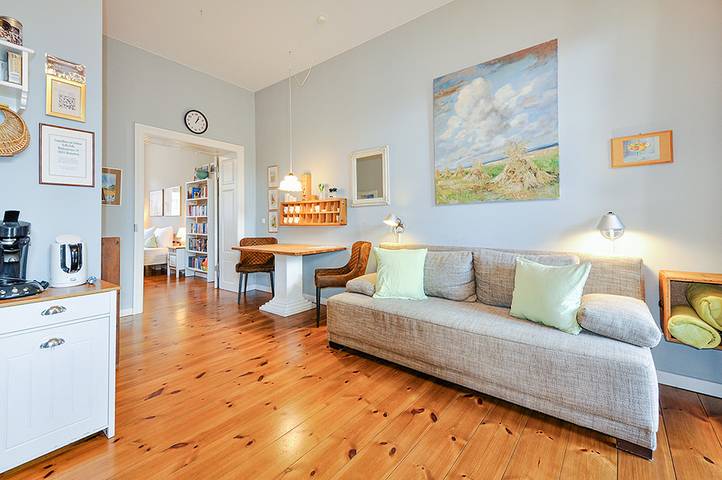 Ganze Ferienwohnung, Ferienwohnung Pelle im Loggiahaus am Schloss in Rheinsberger See, Rheinsberg