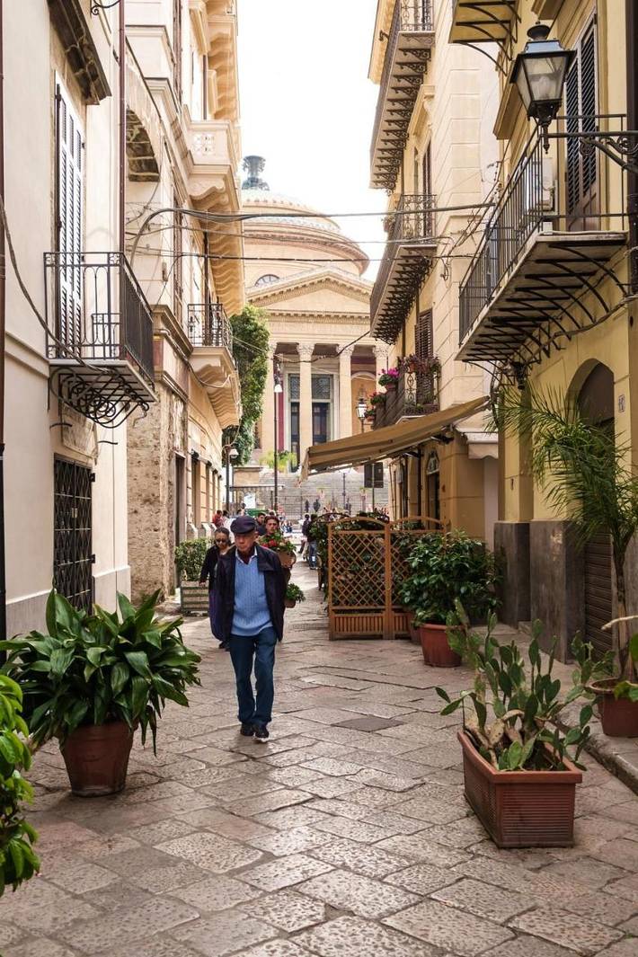 B&b per 7 persone, con Balcone e Terrazza nonché Panorama a Castellammare (Palermo)