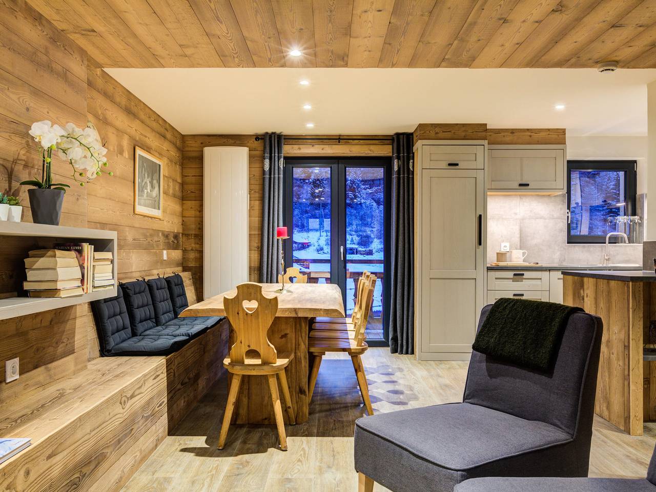 Komfortables Chalet nahe Pisten, 10 Pers, Haustiere erlaubt, Wlan in La Plagne, La Plagne-Tarentaise