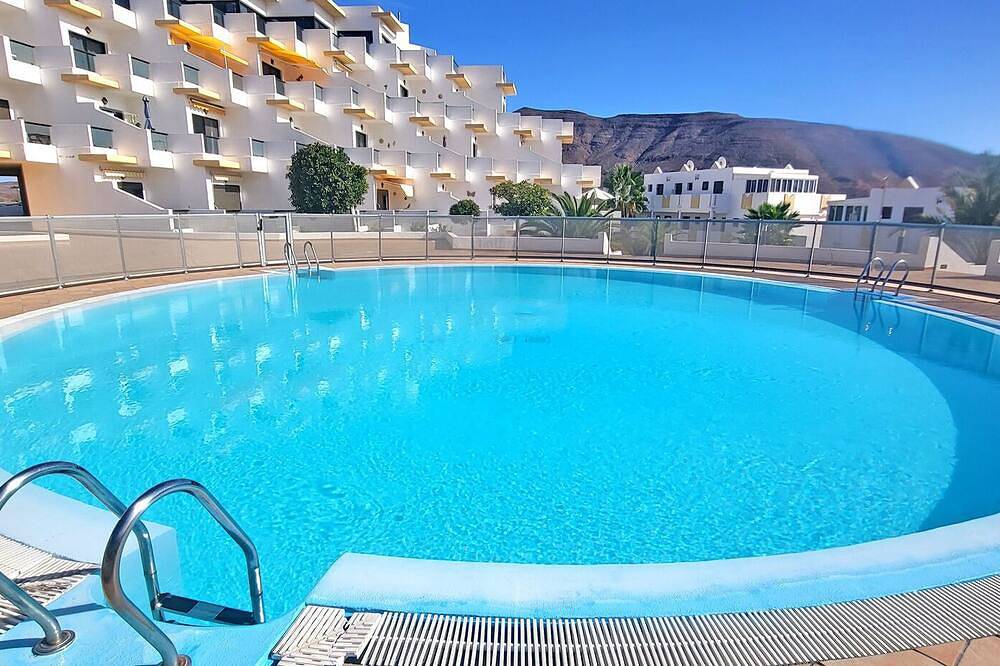 Apartamento entero, Ferienwohnung Aurora in Giniginamar, Meerblick, Gemeinschaftspool in Giniginamar, Tuineje
