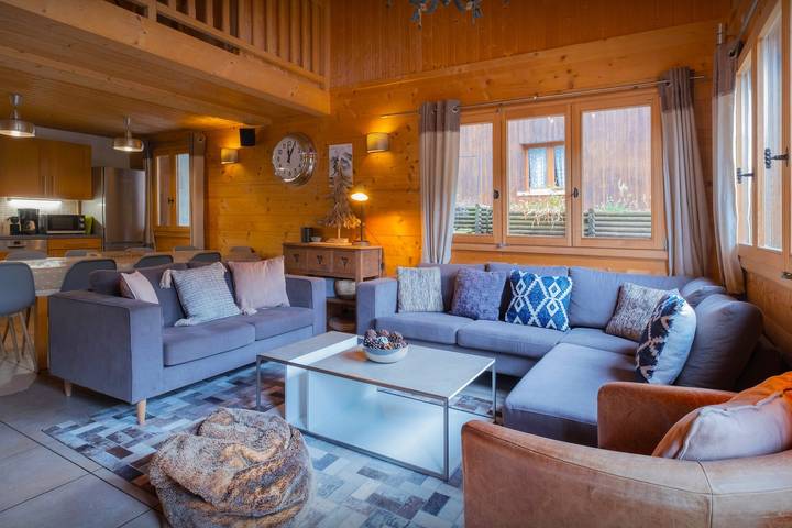 Chalet pour 11 personnes, avec terrasse à Morzine - 4