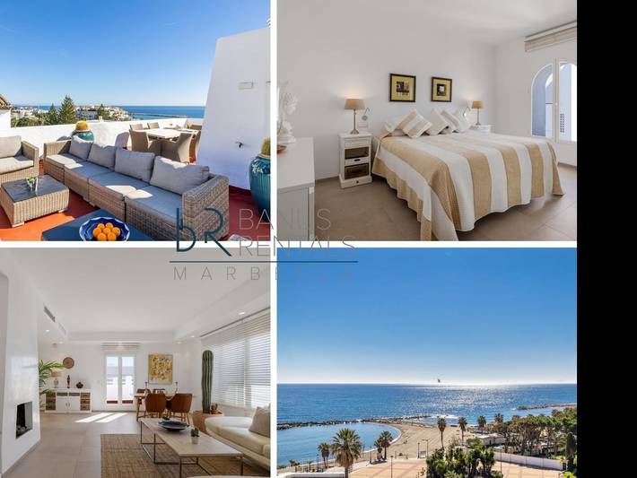 Loft voor 4 personen, with terras and uitzicht op zee as well as zwembad in Marbella
