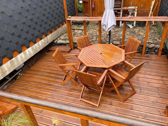 Bungalow für 4 Personen, mit Terrasse und Ausblick sowie Garten auf Madeira - 4
