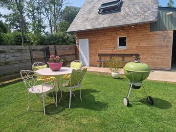 Gîte pour 2 personnes, avec jardin à Saint-Gatien-des-Bois