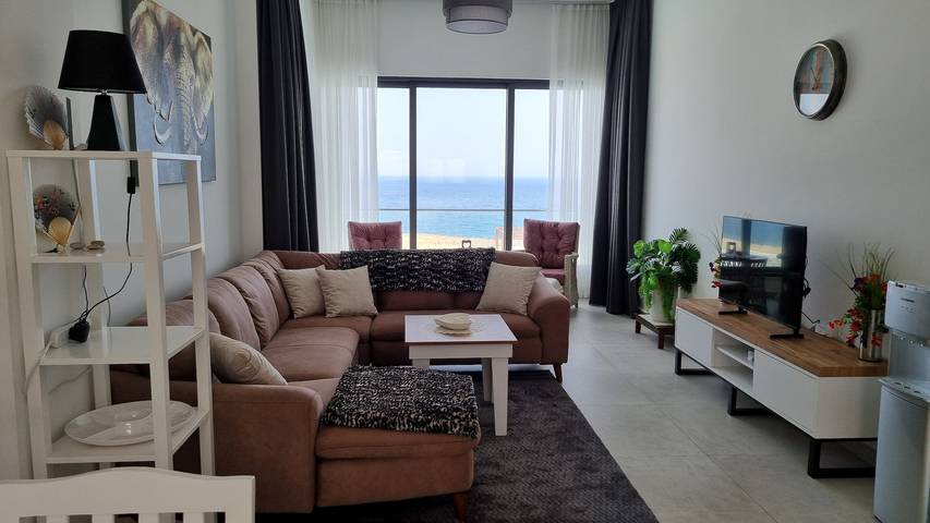Vakantiewoning voor 4 personen, with uitzicht and balkon/terras as well as uitzicht op zee in Noord-Cyprus