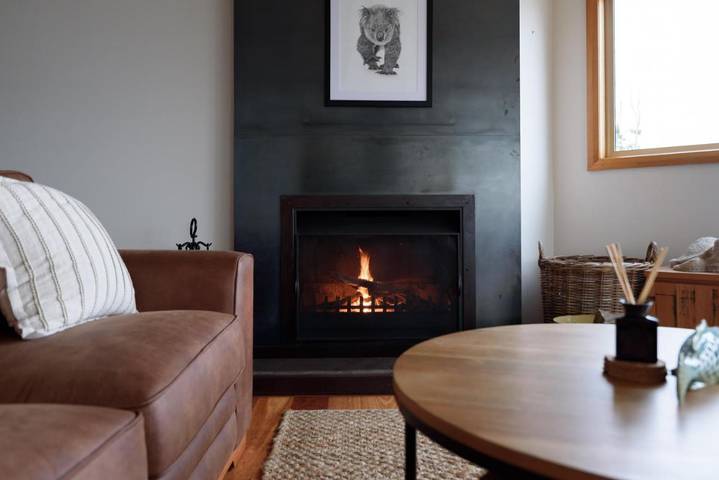 Gîte pour 6 personnes, avec terrasse et vue dans Gordon (Tasmanie)