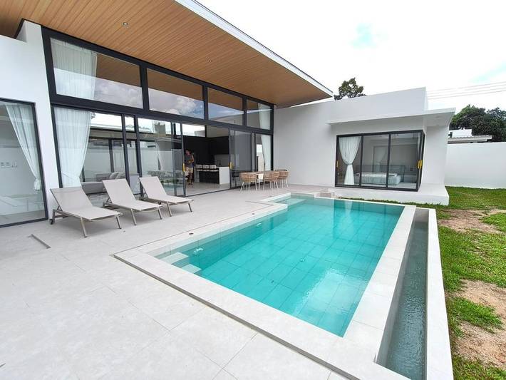 Gîte pour 2 personnes, avec jardin et terrasse ainsi que vue et piscine dans Koh Samui