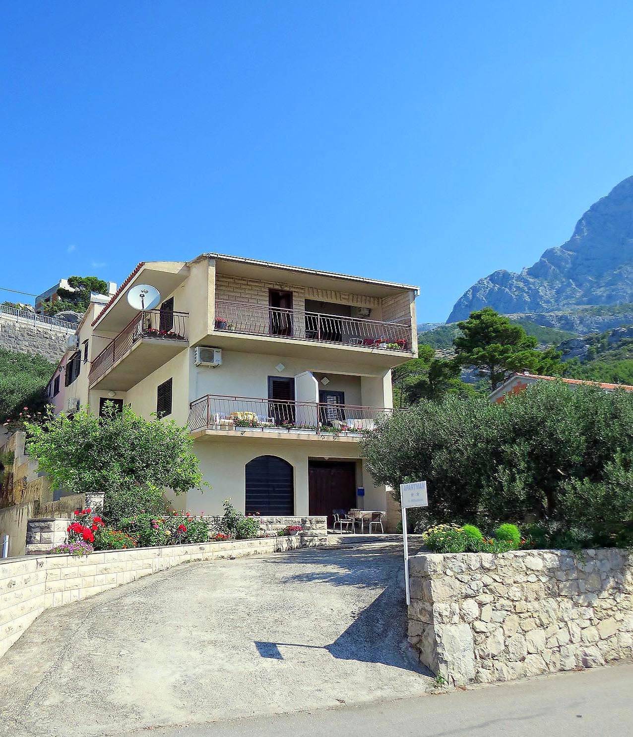 Appartement entier, Appartement in Krvavica, Makarska riviera