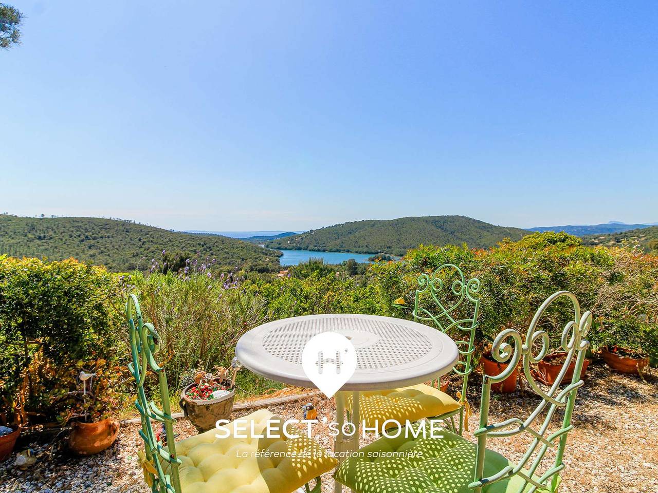 Bastide sea and lake view - 6 guests in Bormes-les-Mimosas, Nationaal park Port-Cros