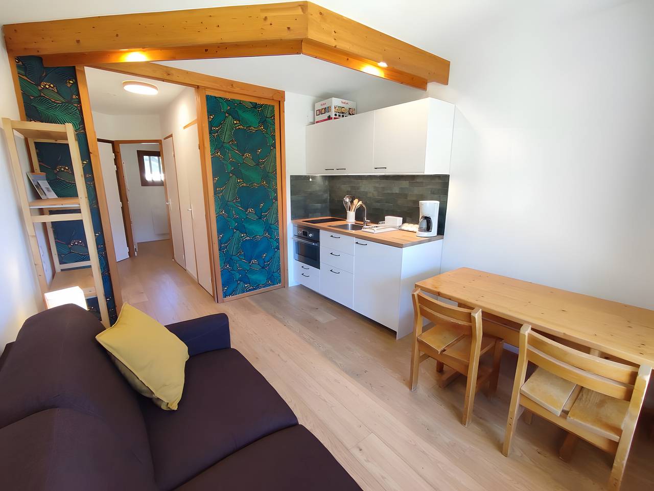 Geheel appartement, Appartement 'La Canopée - Uitzicht op Grand Veymont' met uitzicht op de bergen en privéterras in Gresse-en-Vercors, Parc naturel régional du Vercors
