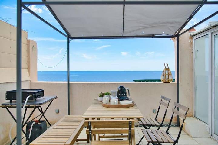 Appartement de vacances pour 3 personnes, avec vue et terrasse