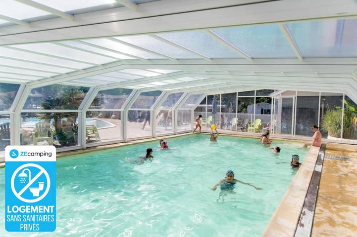 Tente pour 5 personnes, avec bassin pour enfant et jacuzzi dans les Landes - 2