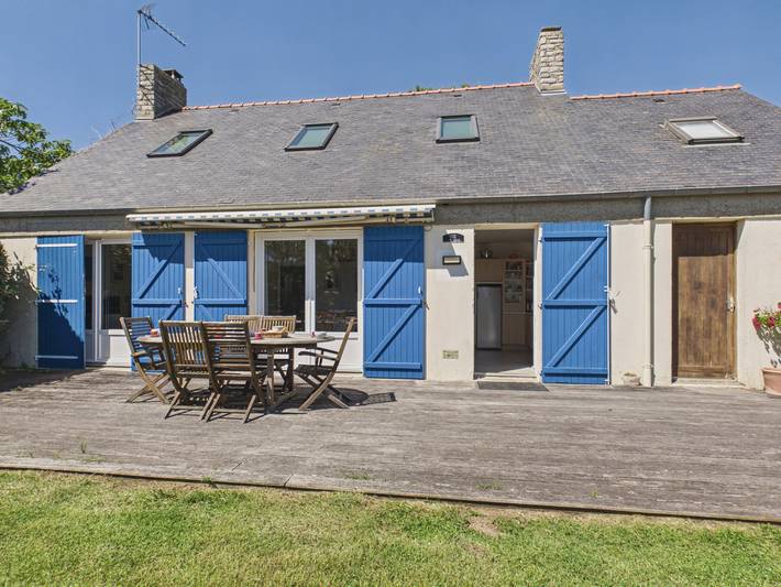 Location de vacances pour 10 personnes, avec jardin et terrasse, animaux acceptés dans Plage Tumiac