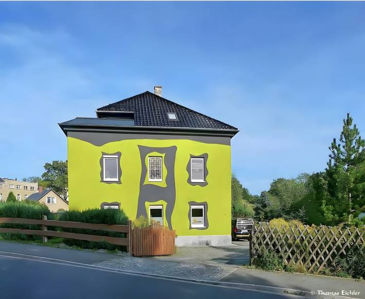 Ferienwohnung für 4 Personen, mit Garten in Auerbach