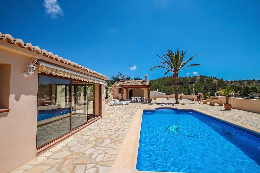 Santa Ana - chalet de vacaciones, con jardín y piscina privada en Benissa in Benisa, Costa Blanca