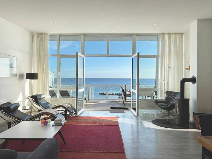 Ferienwohnung für 4 Personen, mit Balkon und Sauna in Brodersby