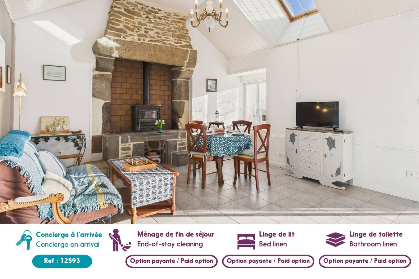 Idéal pour 2 en pleine campagne avec jardin in Plouguerneau, Brest region