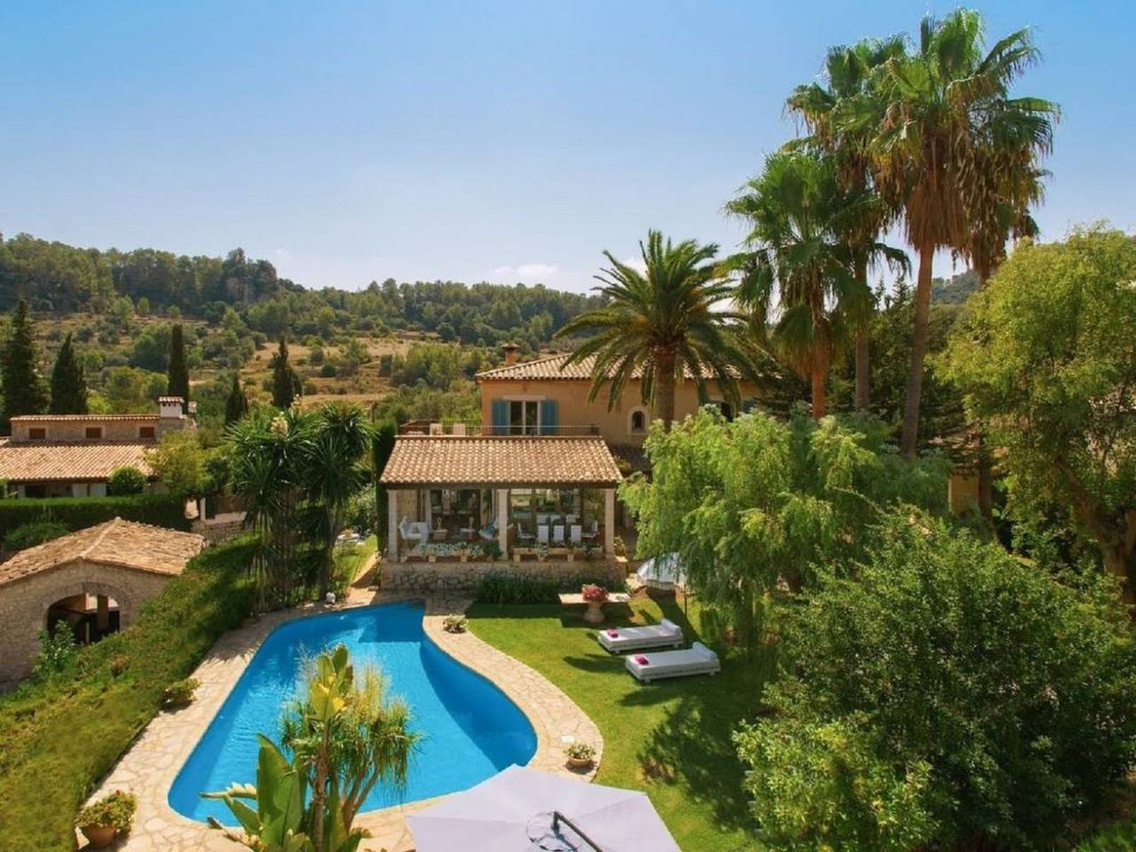 Schöne Villa mit Schwimmbad in Mancor de la Vall in Mancor de la Vall, Mallorca Inselmitte