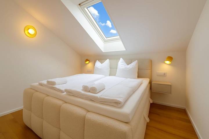 Ferienwohnung für 4 Personen, mit Garten und Ausblick sowie Seeblick und Sauna in Rieden - 4