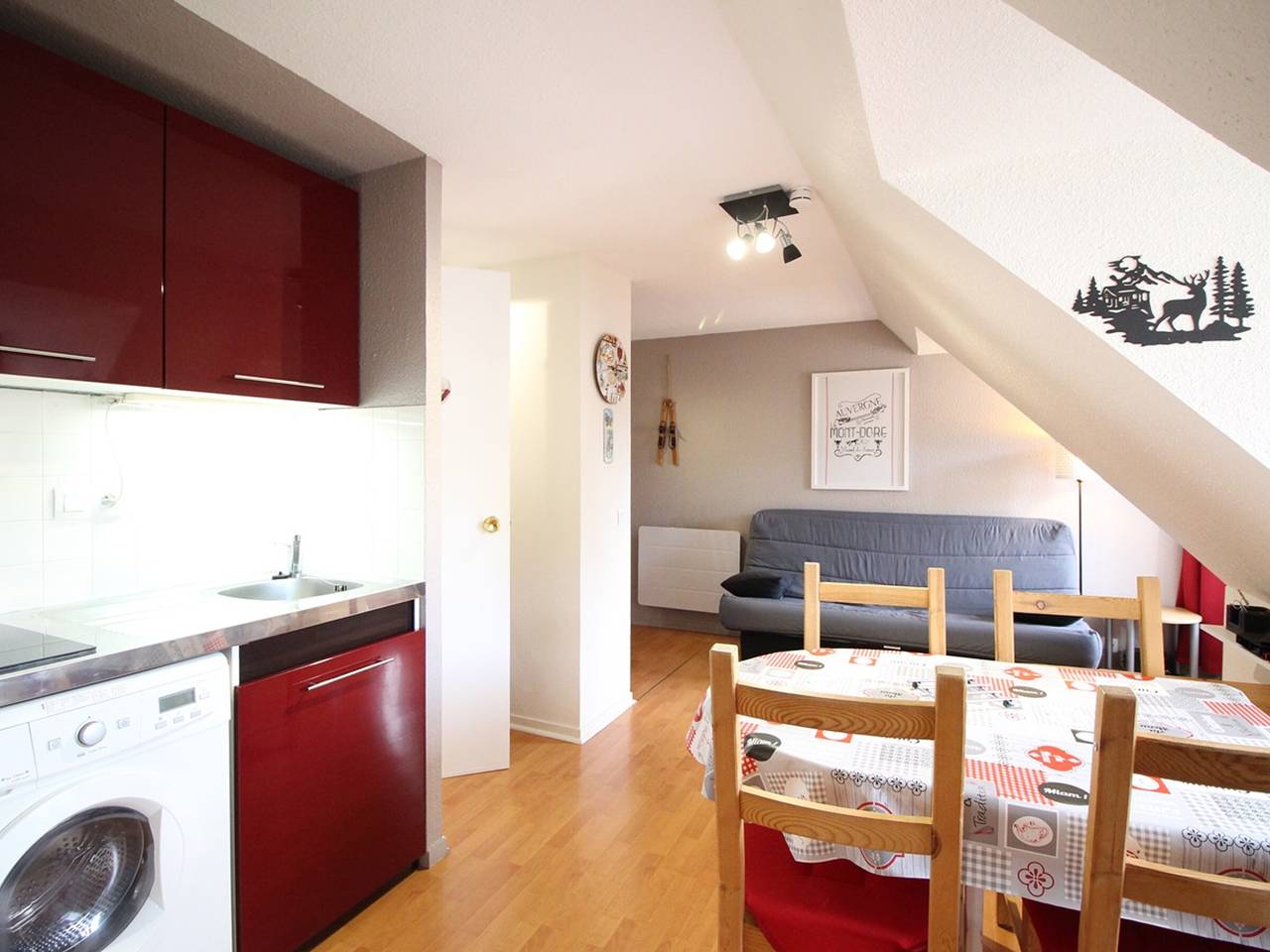 Apartamento entero, Apartamento F1 bis céntrico con Wifi, se permiten mascotas in Mont-Dore, Parque Natural Regional Volcans d'Auvergne