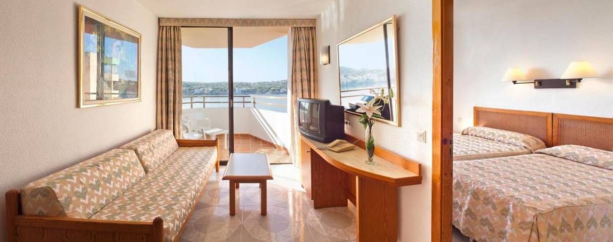 Apartahotel para 3 personas, con piscina además de sauna y jardín en Mallorca